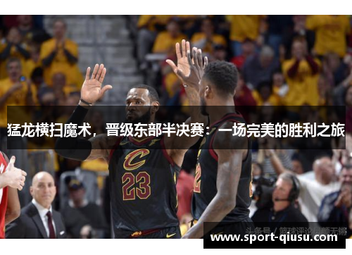 猛龙横扫魔术，晋级东部半决赛：一场完美的胜利之旅
